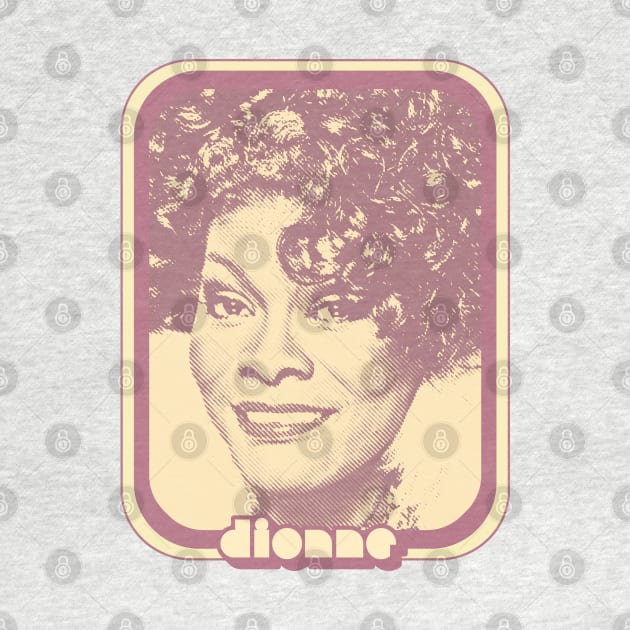 Dionne Warwick // Retro Style 70s Aesthetic Fan Design by DankFutura